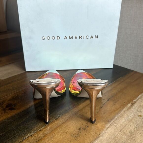 Good American PVC RAINBOW CINDER-F*CKING RELLA HIGH HEEL - Picture 4 of 10